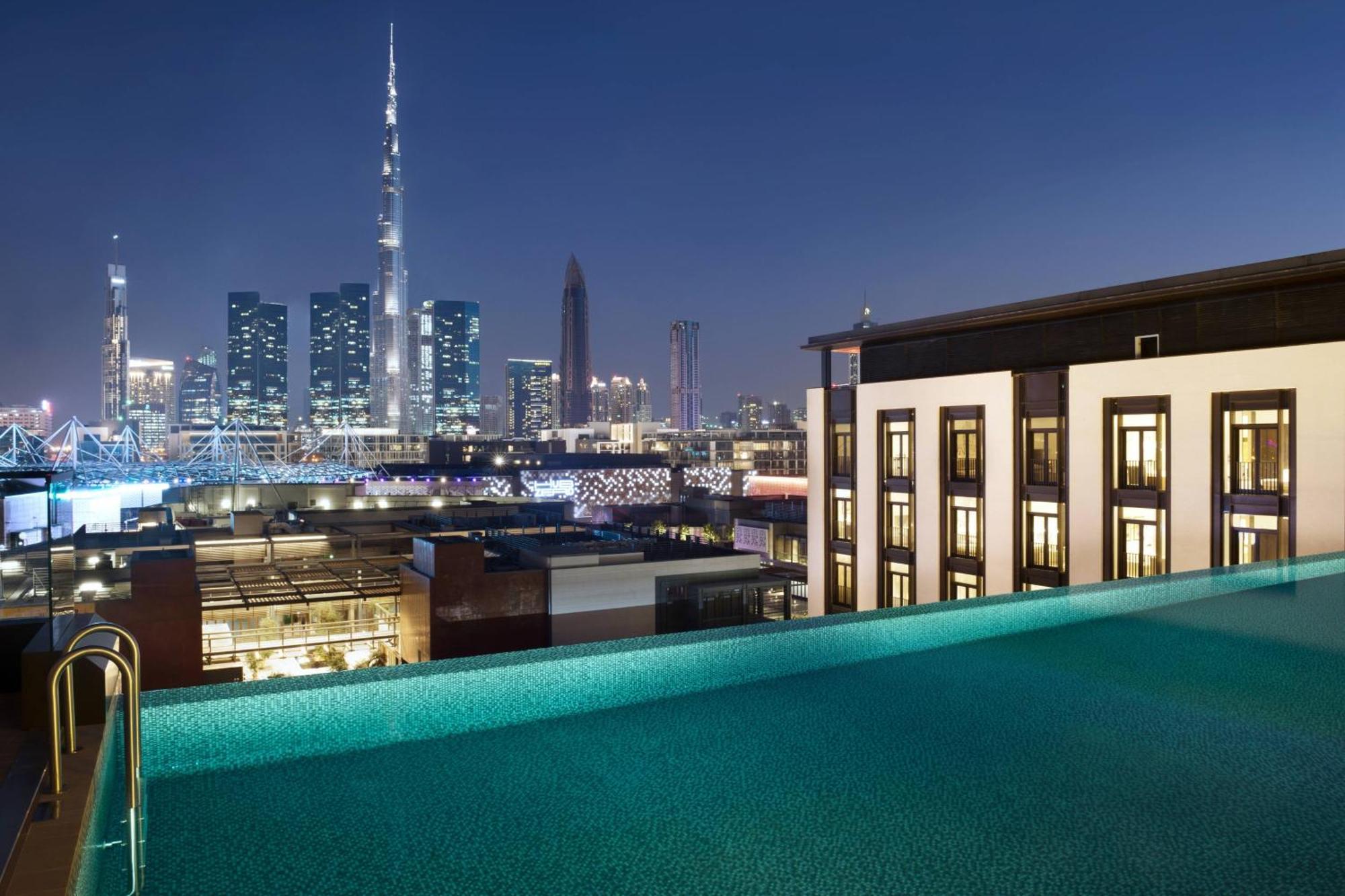 La Ville Hotel & Suites City Walk Dubai, Autograph Collection Exteriör bild View from the rooftop