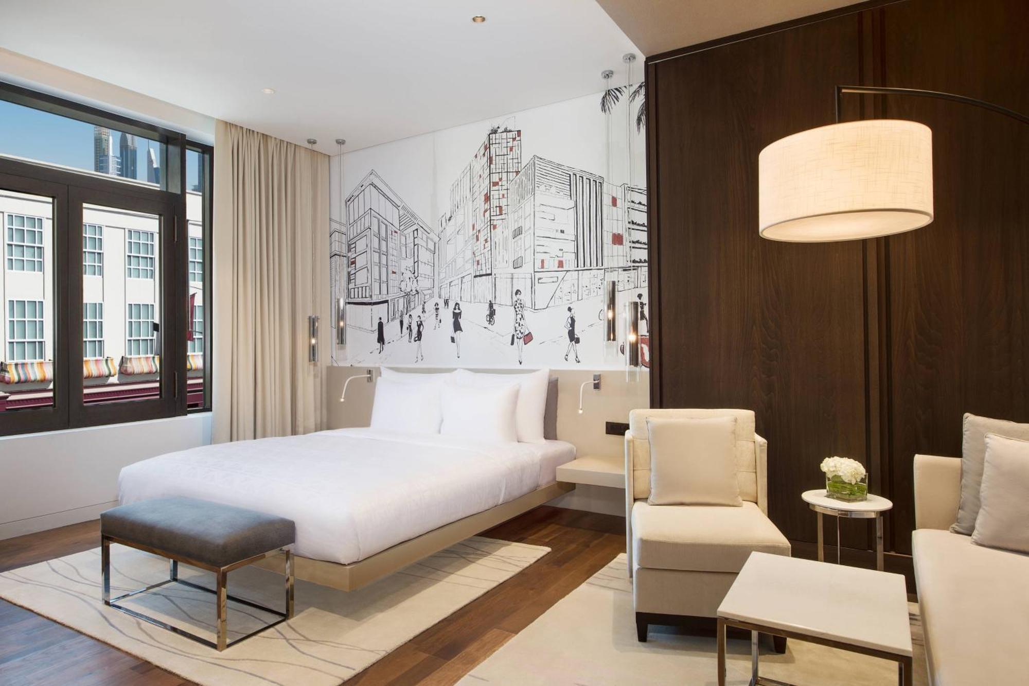 La Ville Hotel & Suites City Walk Dubai, Autograph Collection Exteriör bild A room at the hotel